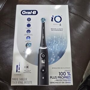 Oral-B iO Series 6 Electric Toothbrush - Blacklava New In Box